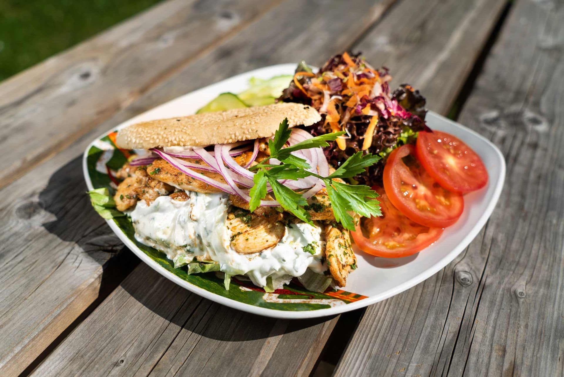 Hähnchen Gyros