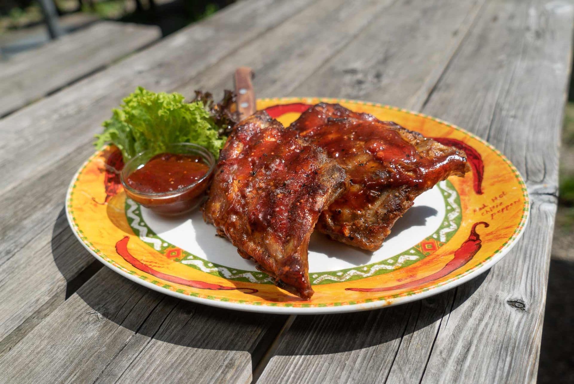 Selbstgemachte Spareribs